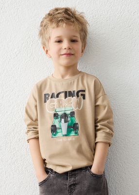 Mayoral T-shirt racing beige