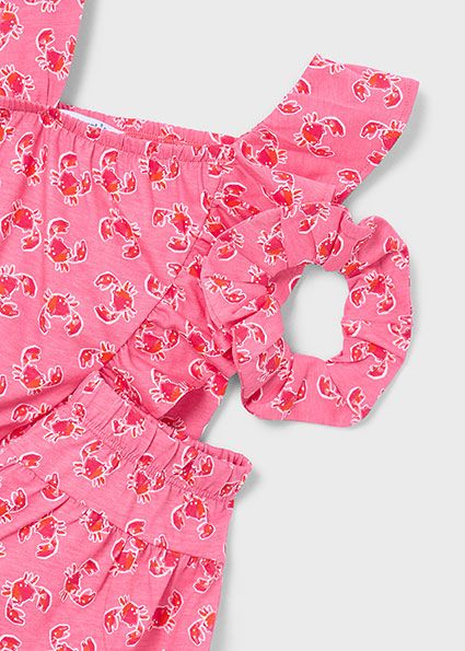 Mayoral set krabjes roze