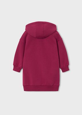 Mayoral fleece Hooded dress