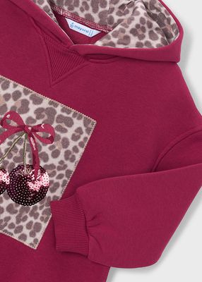 Mayoral fleece Hooded dress