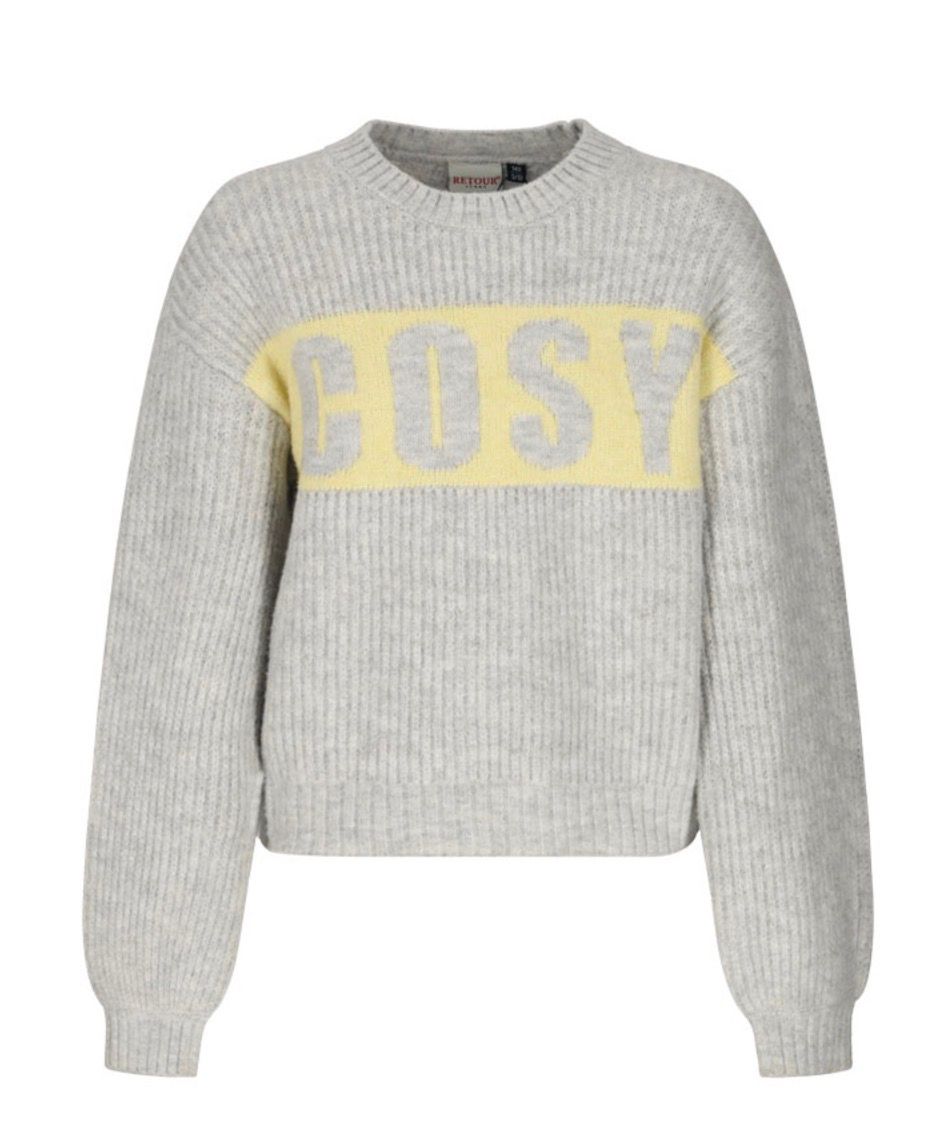 Retour sweater rose mid Grey