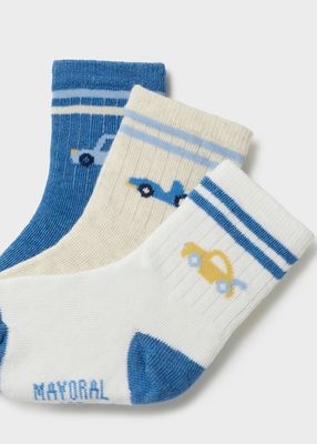 Mayoral striped sock set indigo