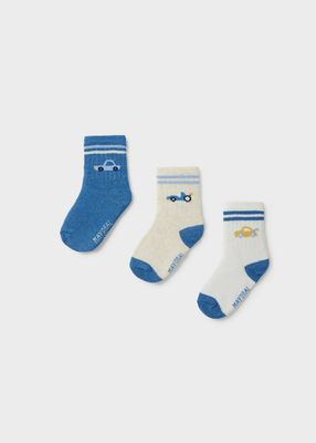 Mayoral striped sock set indigo