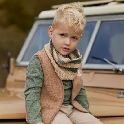 Little Dutch Gebreide Sjaal Zand One size