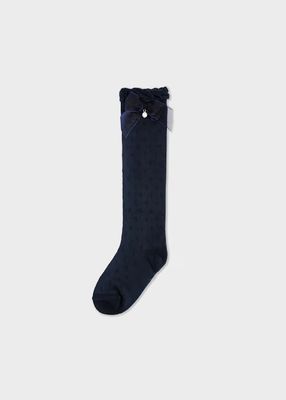 Mayoral Girls' knee-high socks