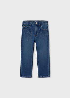 Mayoral denim pants printed
