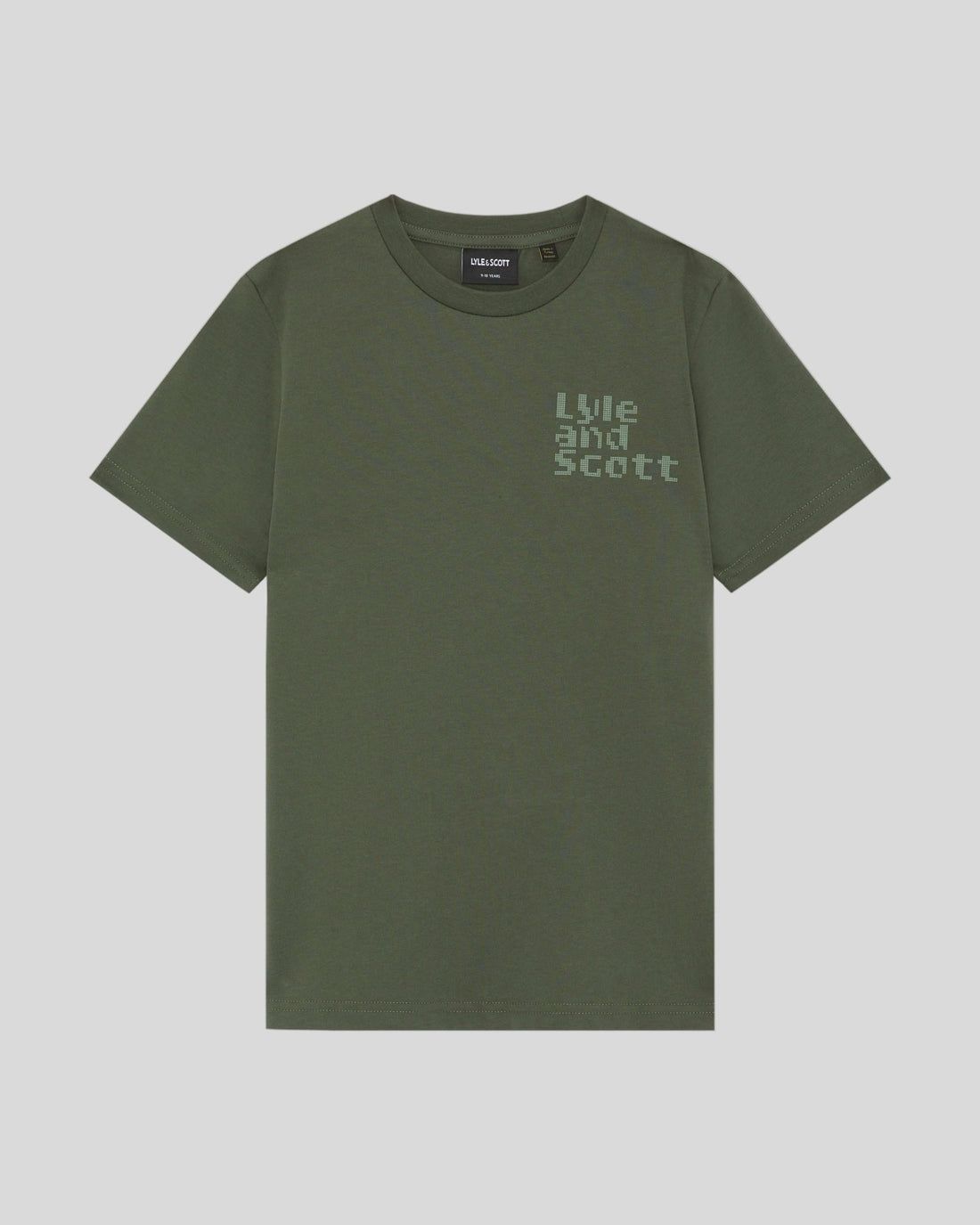 Lyle&amp;Scott dot graphic t-shirt deep depths