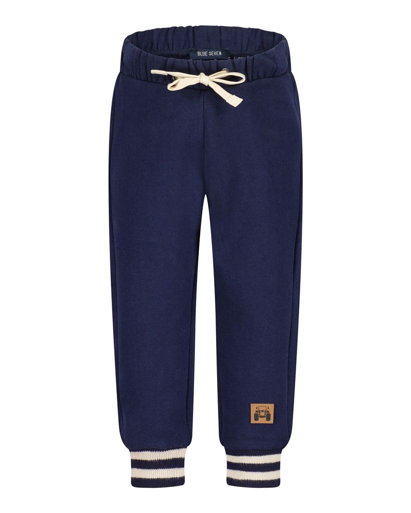 Blue Seven broek blauw onderkant witte streep