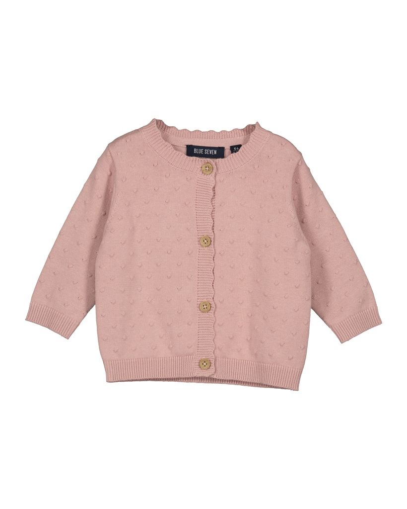 Blue Seven trui roze met stippen