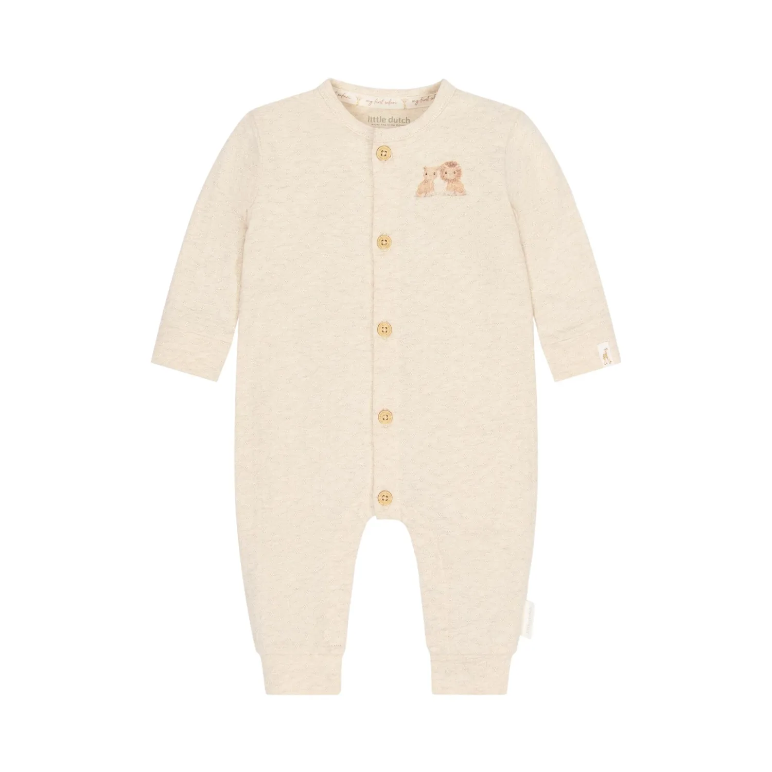 Little Dutch safari friends Boxpakje lange mouw Beige