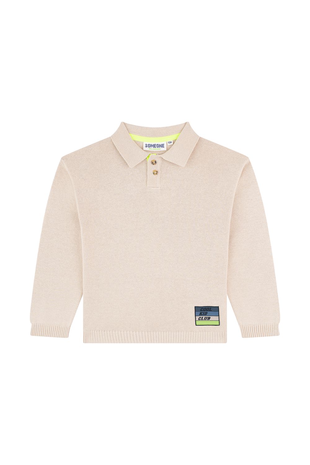 Someone Fedde polo/pulletje beige
