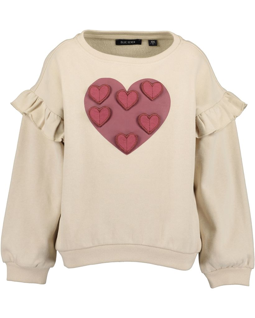 Sweater beige met hartje