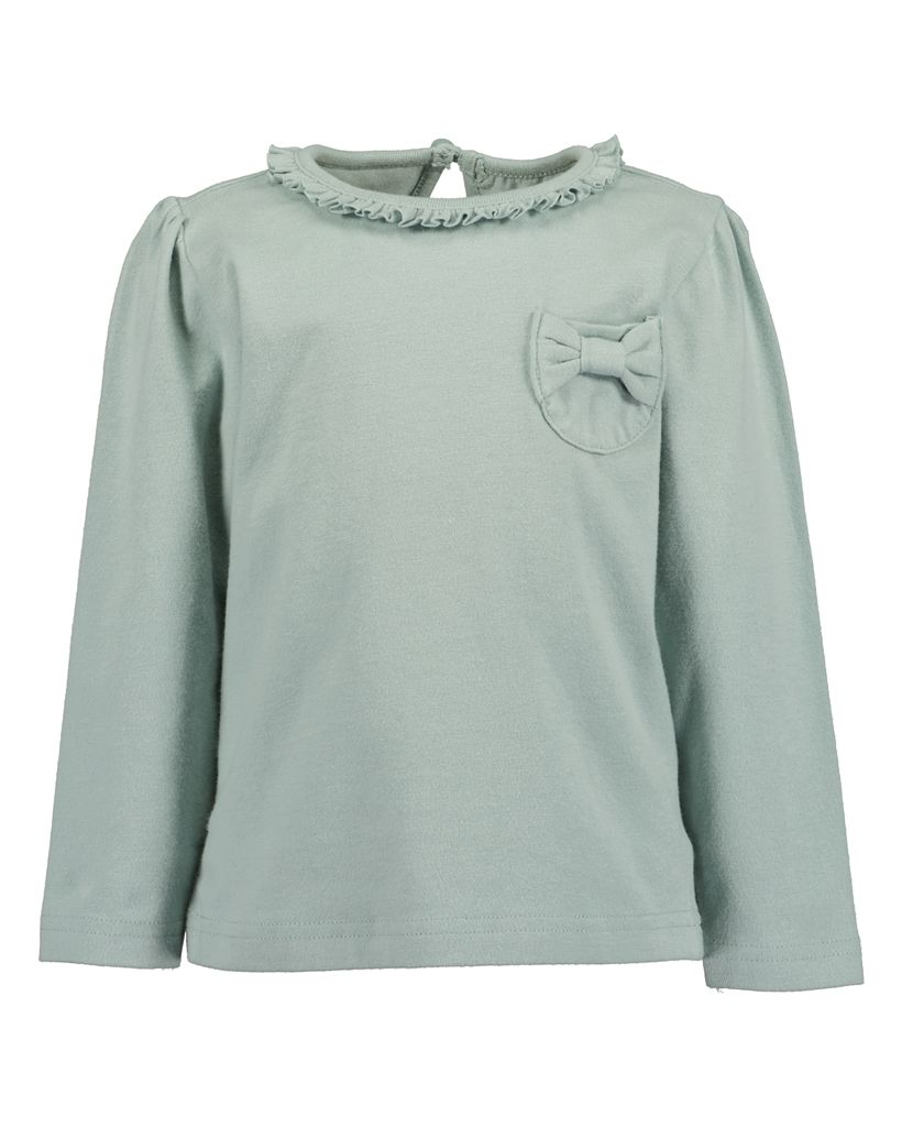 Blue Seven longsleeve groen met strikje