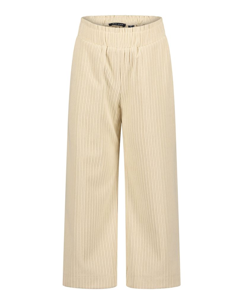 Broek geribbeld beige