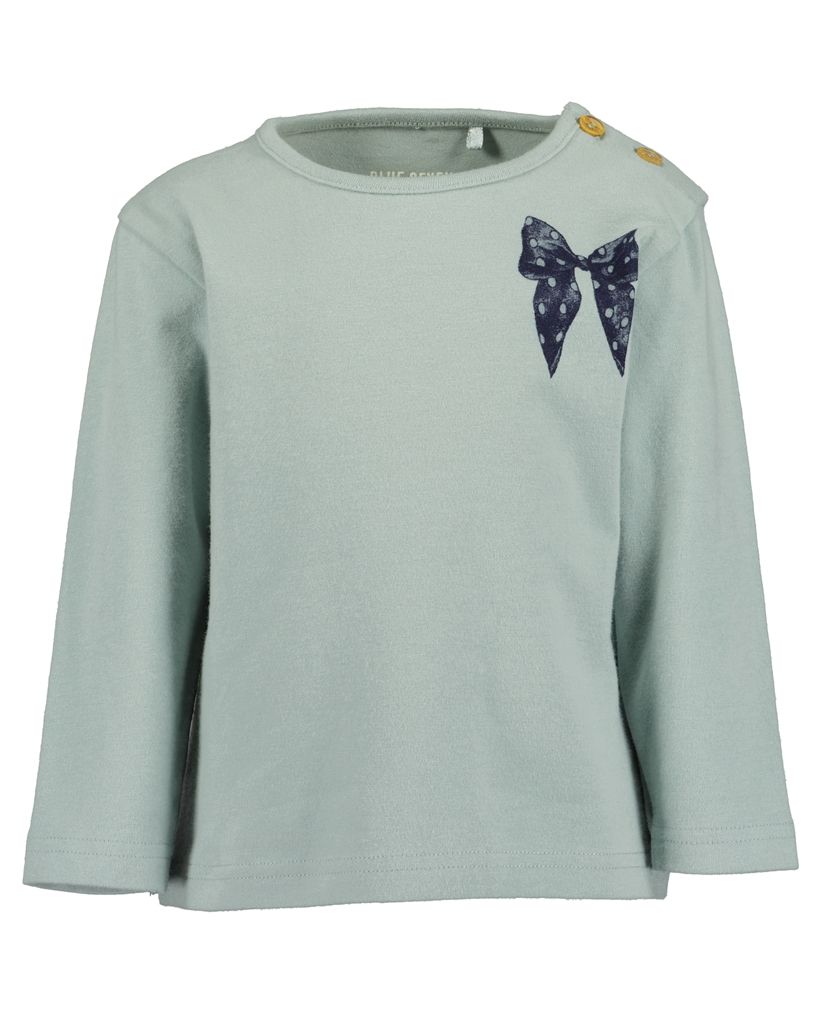 Blue Seven longsleeve groen met strik