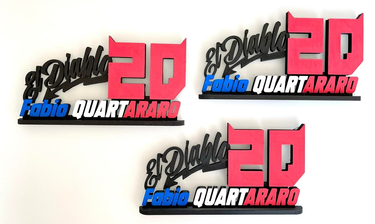 3D printed Logo Fabio Quartararo #20