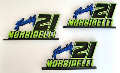 3D printed Logo Franco Morbidelli #21