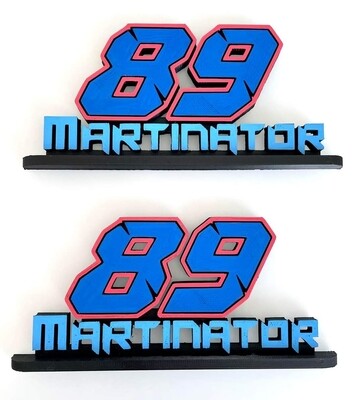 3D printed Logo Jorge Martin #89