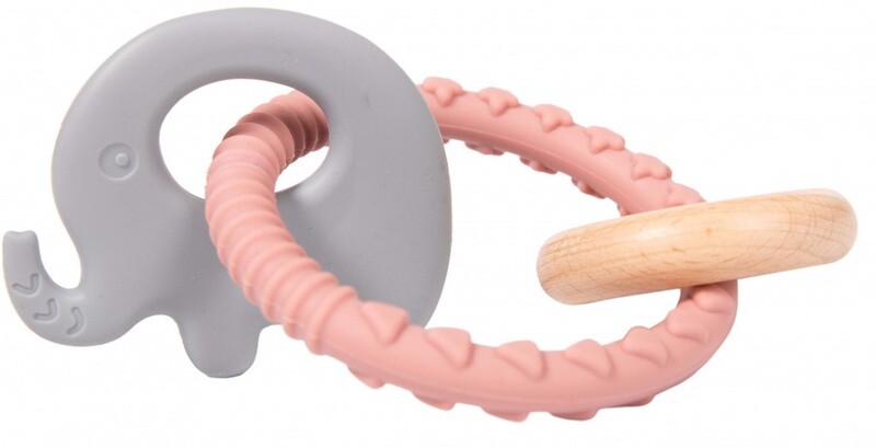 B- Rattle Rings Elephant