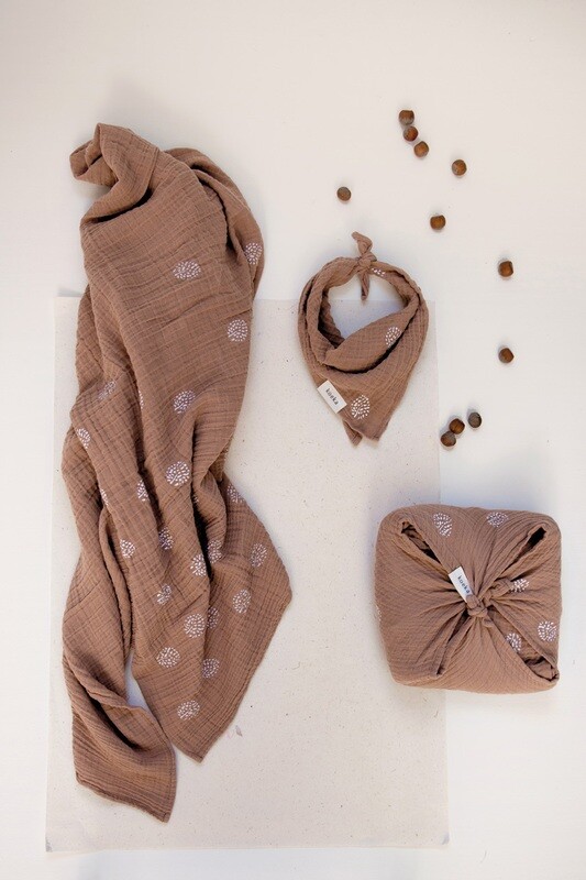 Swaddle met spuugdoek Wonder