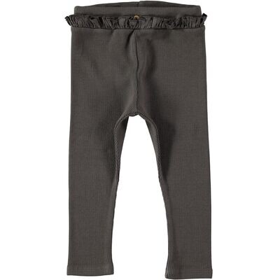 Ribbel legging Grijs
