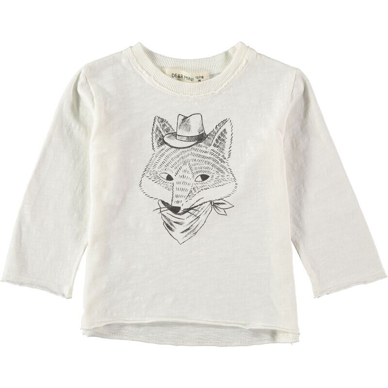 Fox T-shirt Ecru