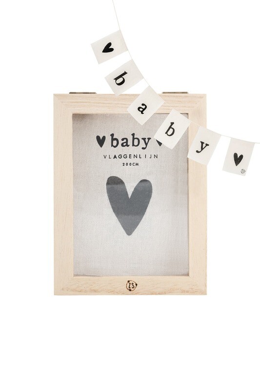 ZUSSS KATOENEN VLAGGENLIJN BABY