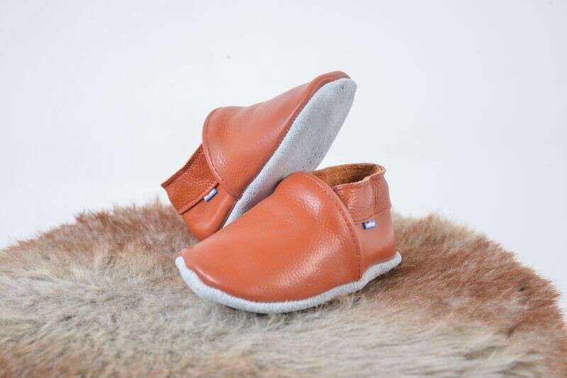 Stabifoot babyslofjes goud-Rose goud-Marine-Cognac-Wit-Licht blauw