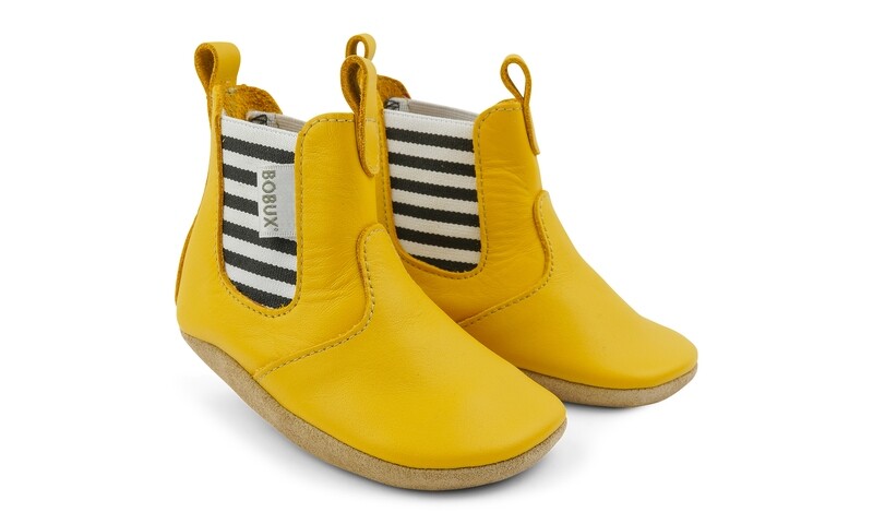 Bobux soft sole Jester Mustard
