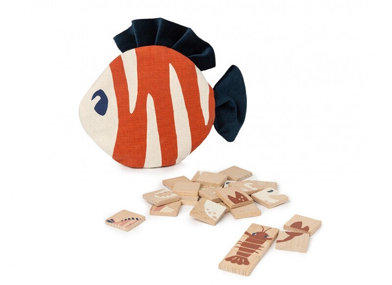 Nobodinoz Zeedieren houten puzzel