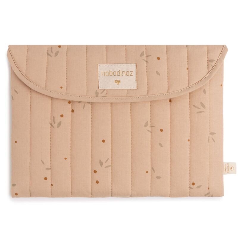 Nobodinoz Bagatelle etui • blauwe gatsby crème - wilgenduin - wilg zachtblauw - White gatsby antique Green - pouch-flore