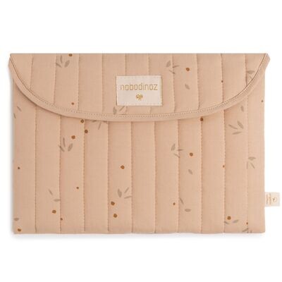 Nobodinoz Bagatelle etui • blauwe gatsby crème - wilgenduin - wilg zachtblauw - White gatsby antique Green - pouch-flore