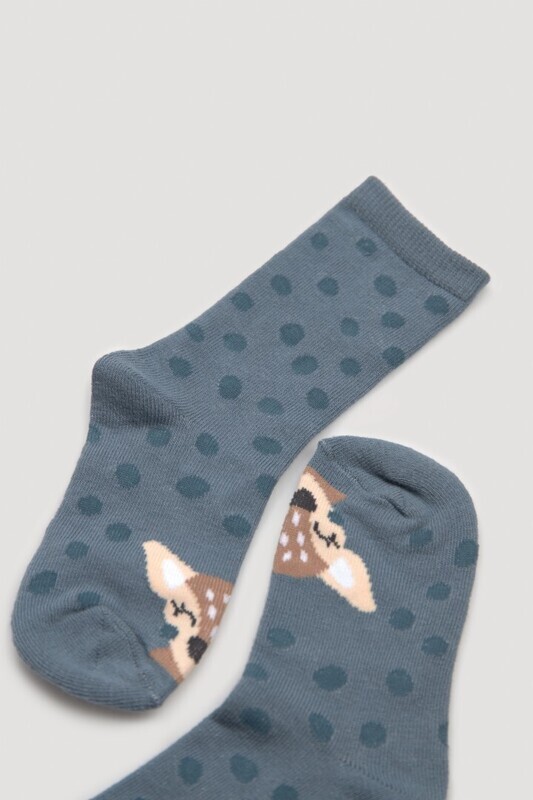 In Control 2 socks BAMBI rust/blue 23/26