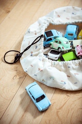 Play  and Go Cars mini storage bag/ Rainbow mini storage bag