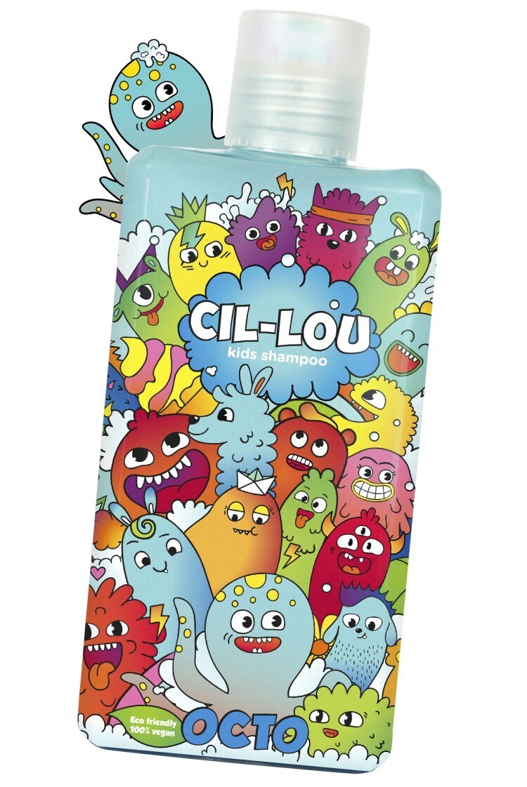Cil-Lou Bunsy kids shampoo crazy kiwi /sweet strawberry / juicy melon / wild wave