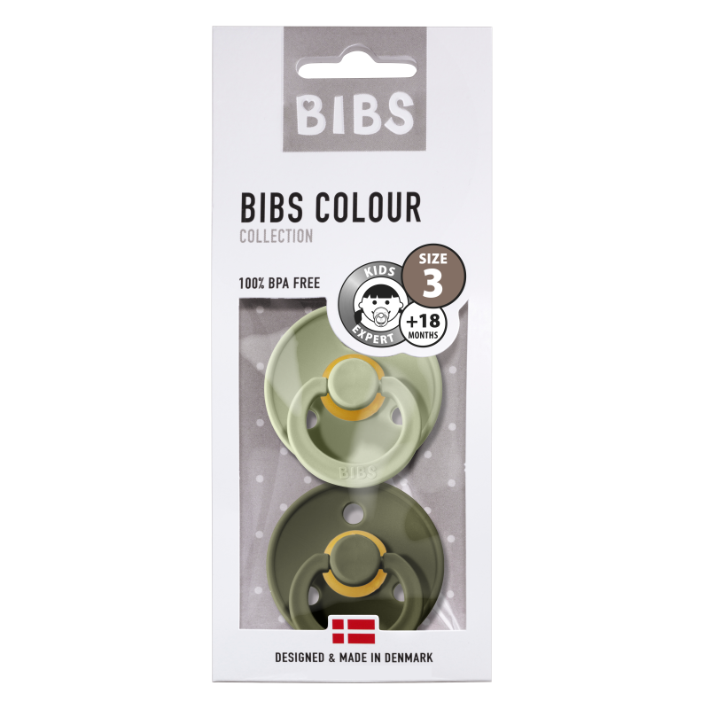 Bibs Duo Blister fopspeen latex vanaf 18 maand