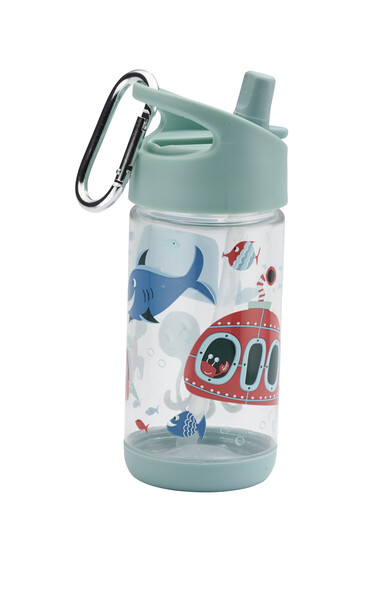 Flip &amp; Sip heldere Tritan drinkfles Ocean