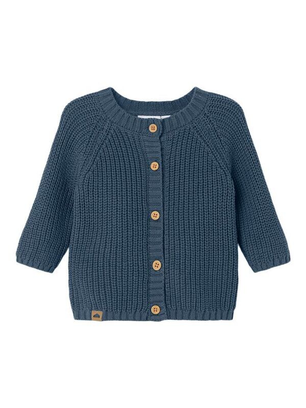 GEBREID VEST MET LANGE MOUWEN