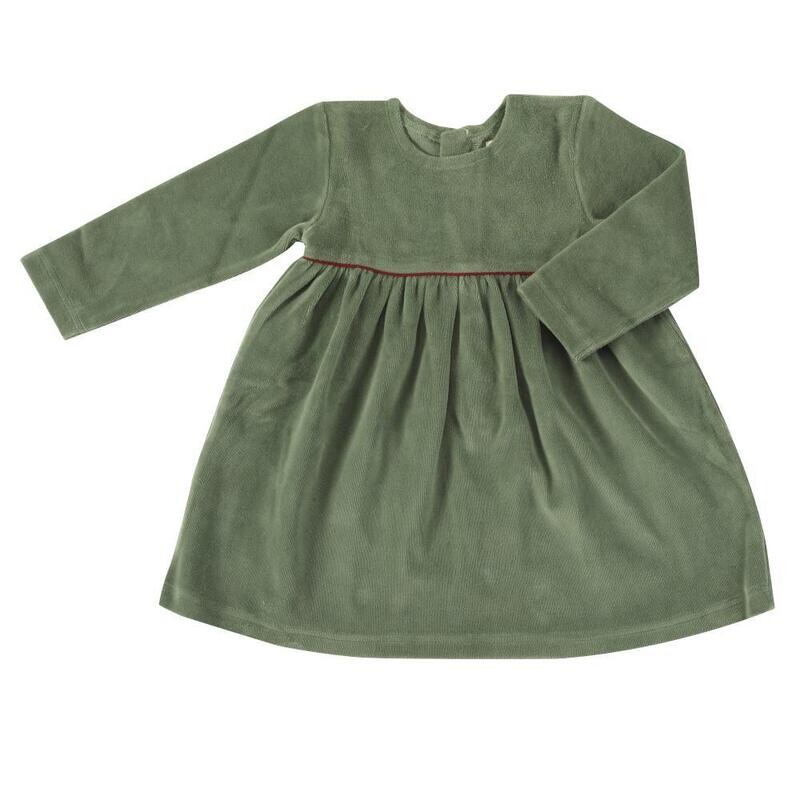 PigeonVelour Party dress Groen - Teal - Rose
