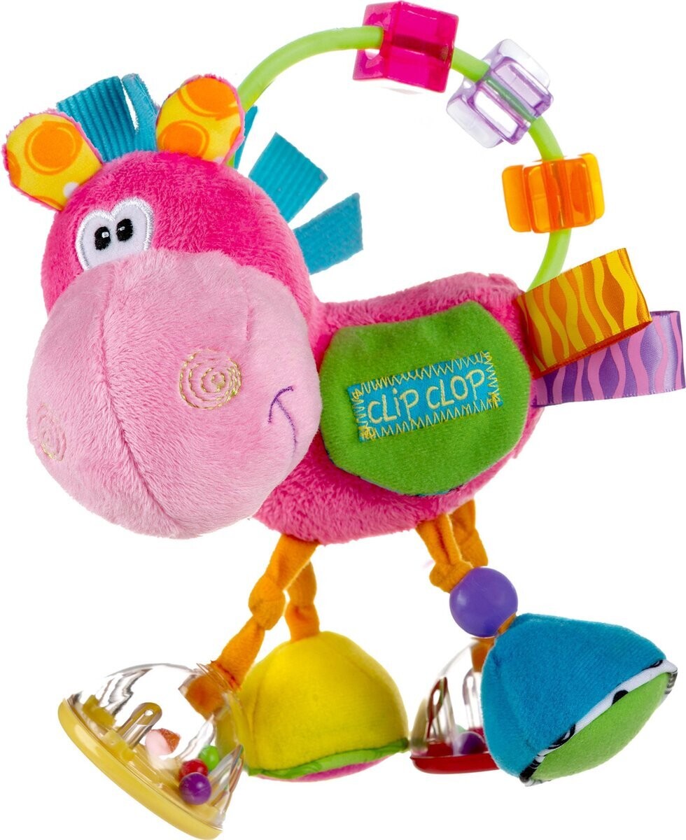 Playgro Clip Clop Rammelaar - Roze - Activiteitenspeeltje