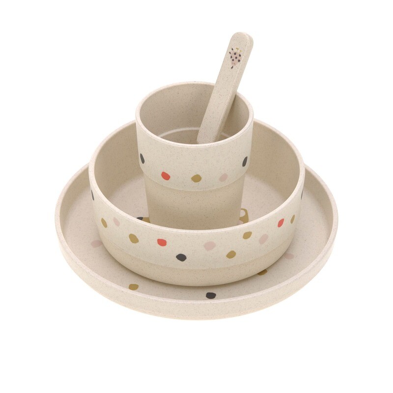 Lässig Kinderservies (bord - kom - mok - lepel), Little Mateys Spicy Orange