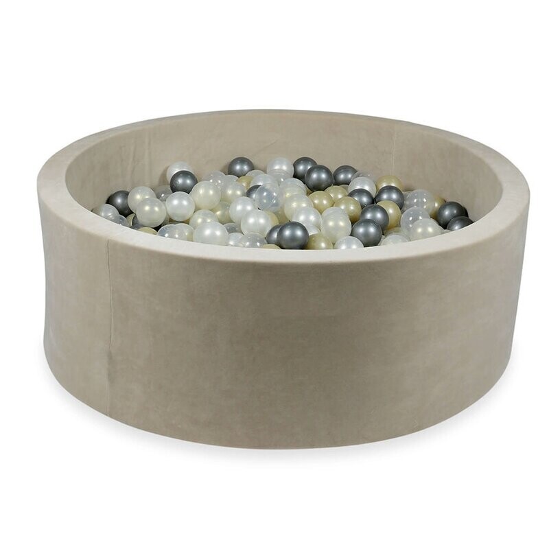 Moje.Ballenbad XXL 110x40cm SV Beige Levering +- 14 werkdagen