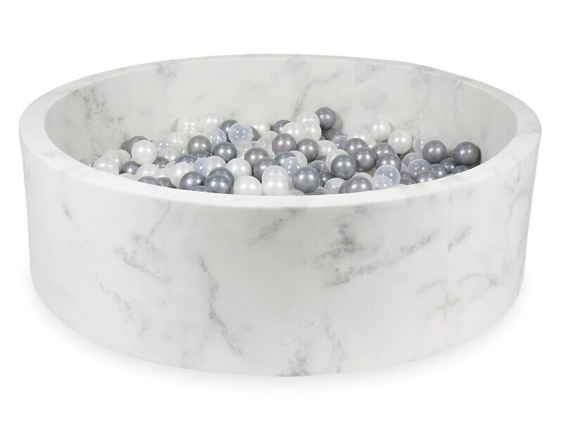 Moje. Ballenbad MARBLE 90x30 cm incl. 200 ballen  levertijd +- 10 werkdagen