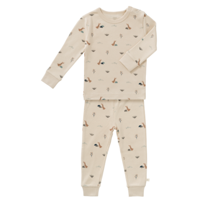 Fresk pyjama 2-delig rabbit sandshell 1j