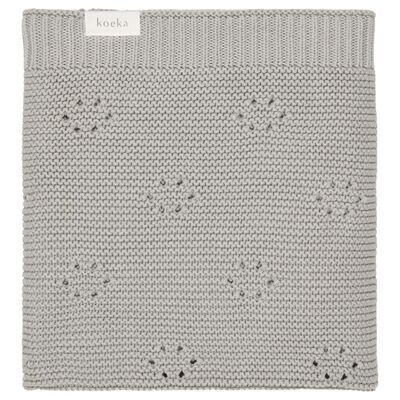 Koeka ledikantdeken lalinde grey wave