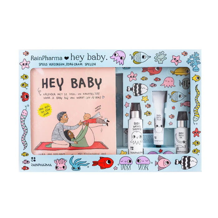 RainPharma Hey Baby Geschenkkoffer 4 Producten