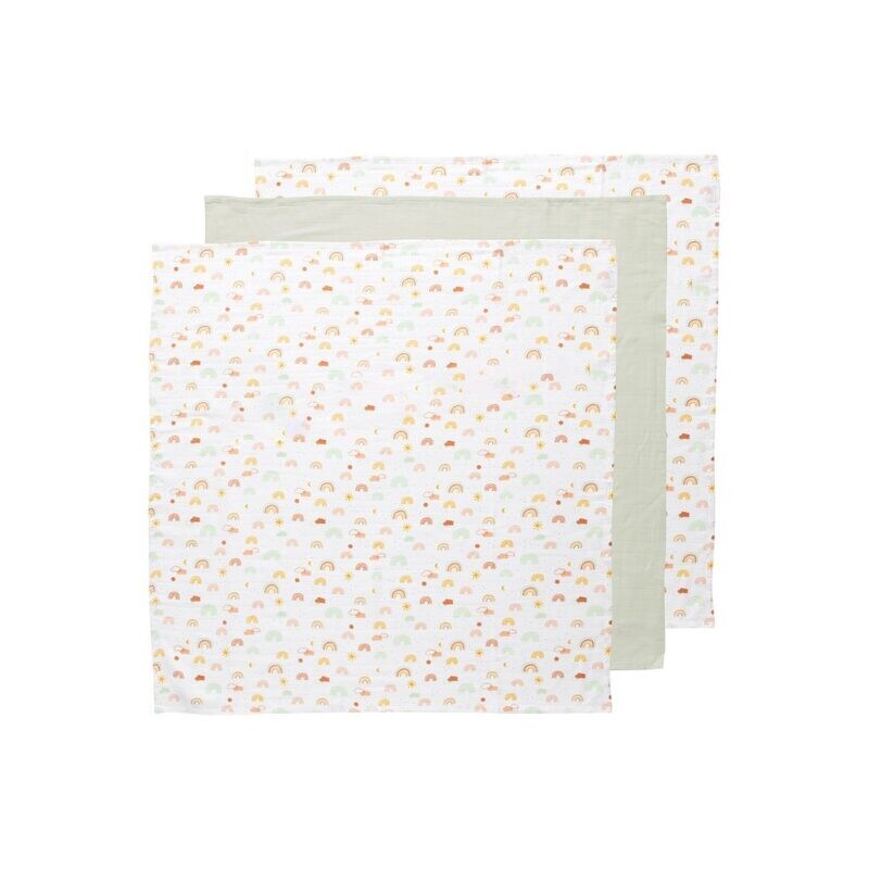 Tetradoek 70x70cm 3st Rainbow Sky