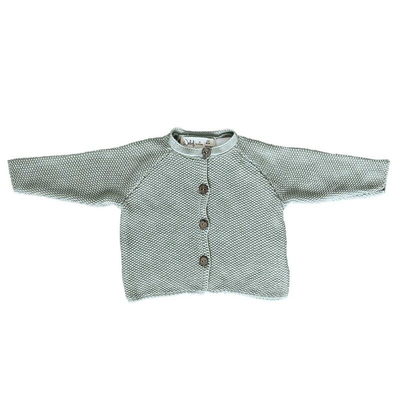 Gebreide Cardigan 74/80 Mint