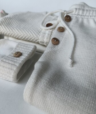 Klein Broek Natural Wit, Stoen green, Grijs, Perzik Pink