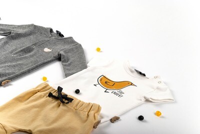Zero 2 Three Short gebroken eitjes